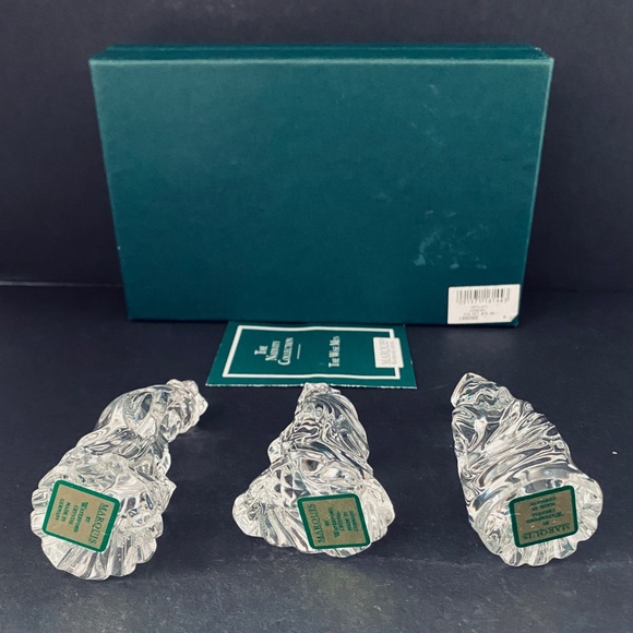 1997 Marquis by Waterford Crystal Nativity Figurine Set "The Three Wise Men" Min - Picture 7 of 7